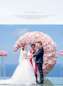 戴先生的巴厘岛天空之镜婚礼照片婚纱照 一段浪漫的海外婚礼之旅